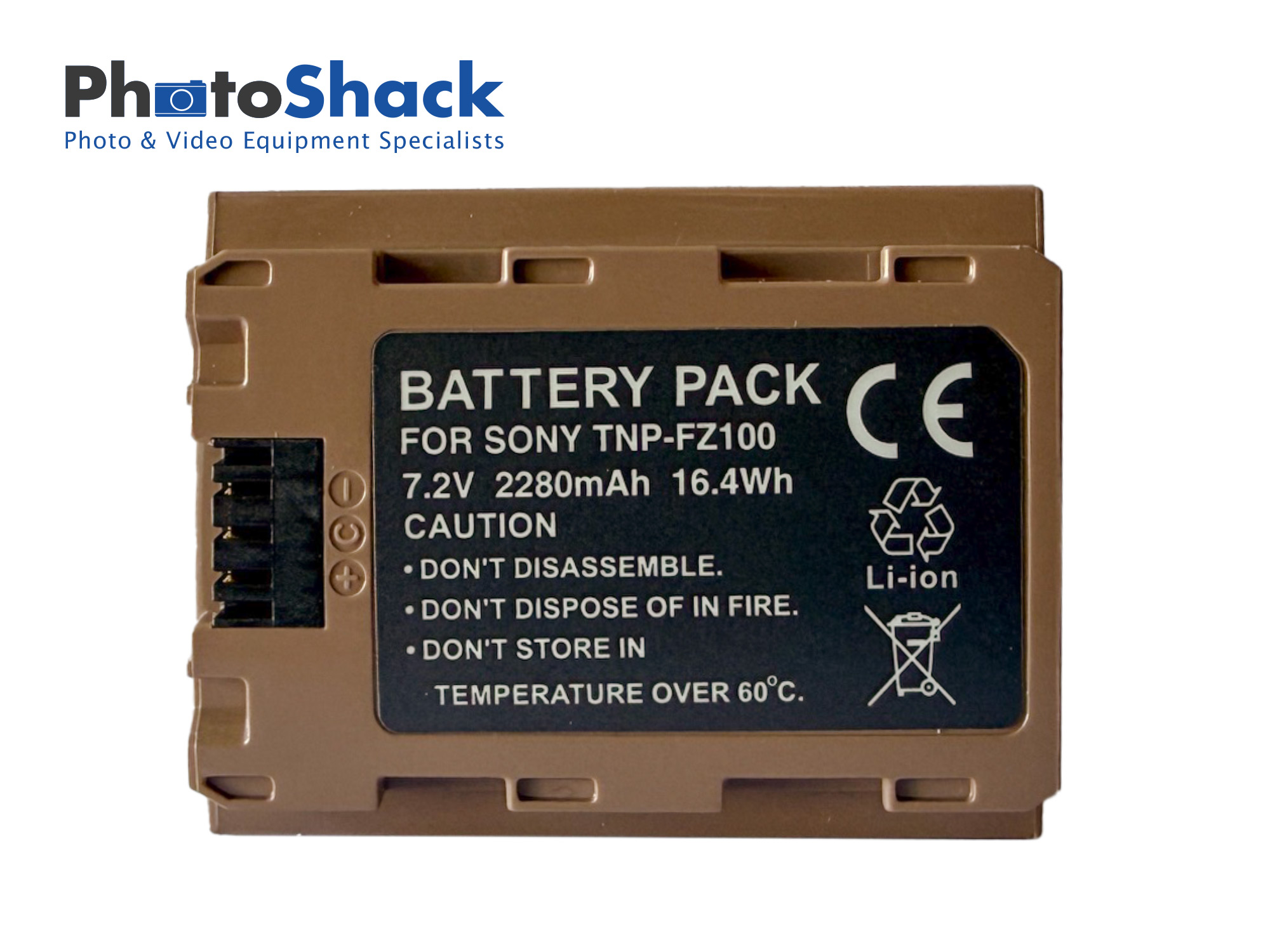 Sony NP-FZ100 Replacement Battery - Built-in USB Charging