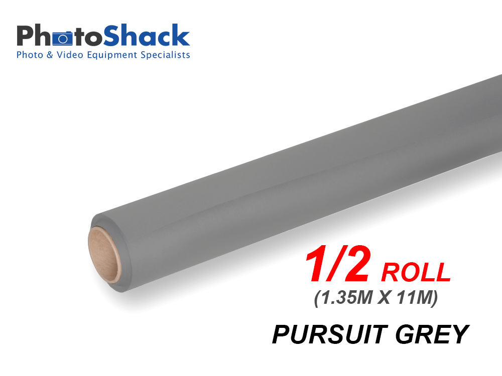 Paper Background Half Roll - Pursuit Grey
