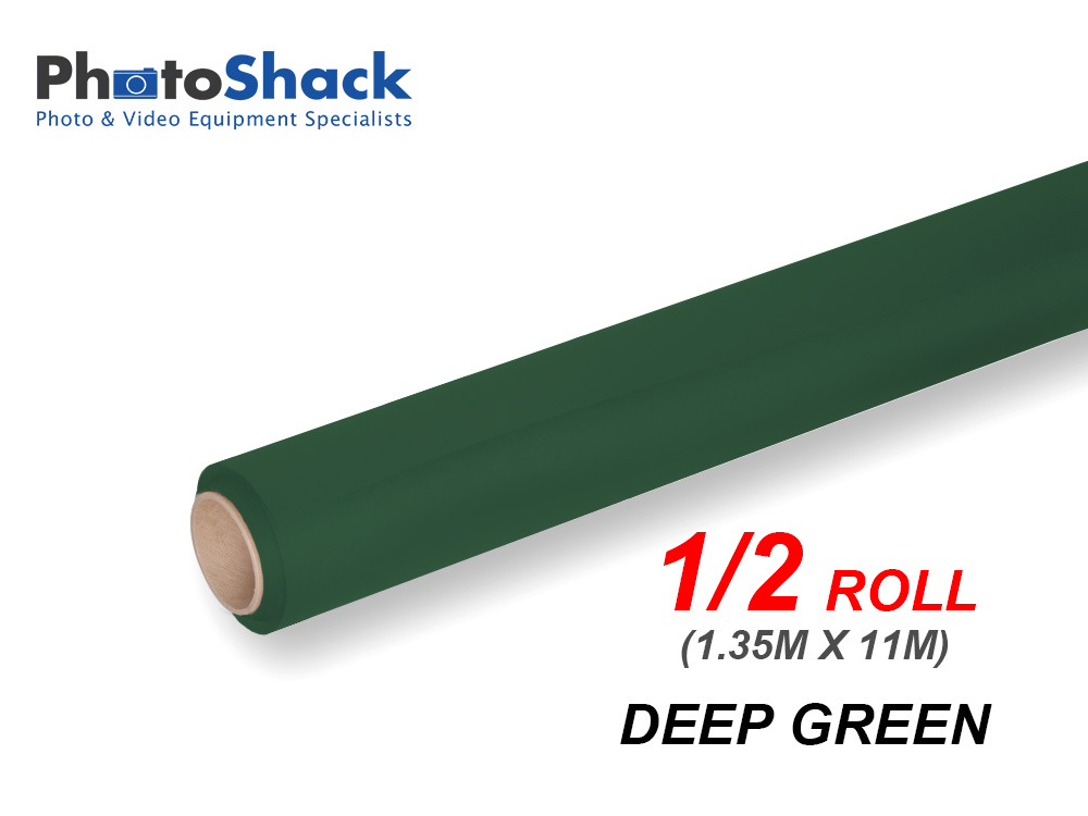 Paper Background Half Roll - Deep Green