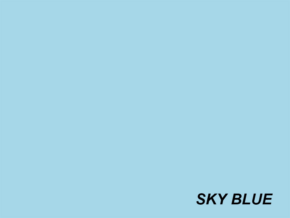 Paper Background Half Roll - Sky Blue