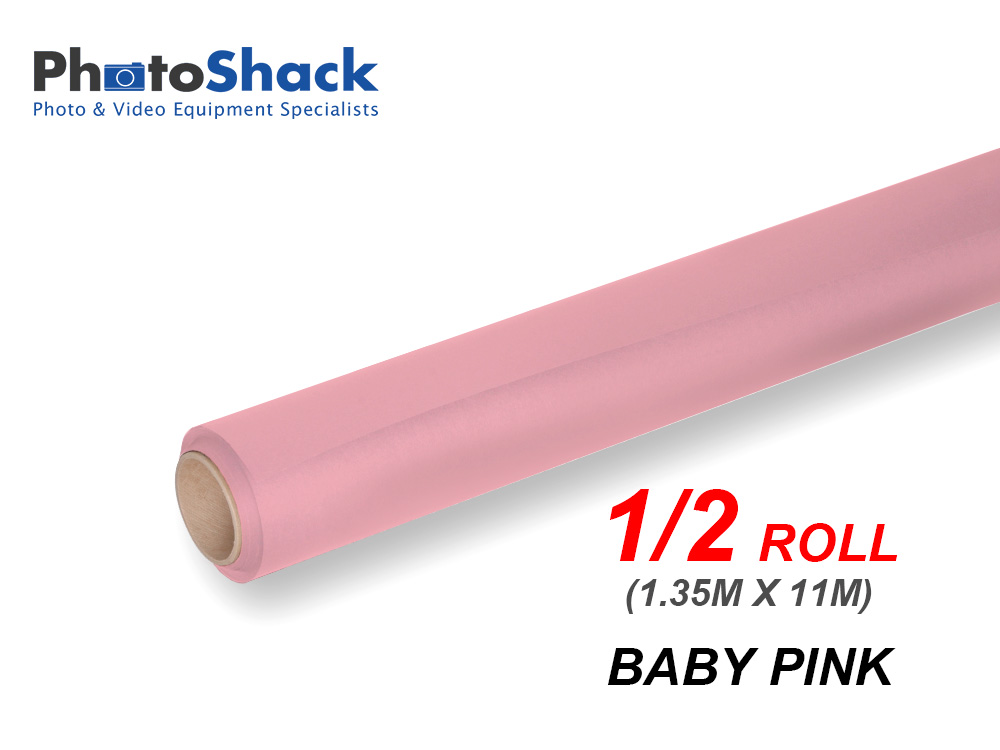 Paper Background Half Roll - Baby Pink
