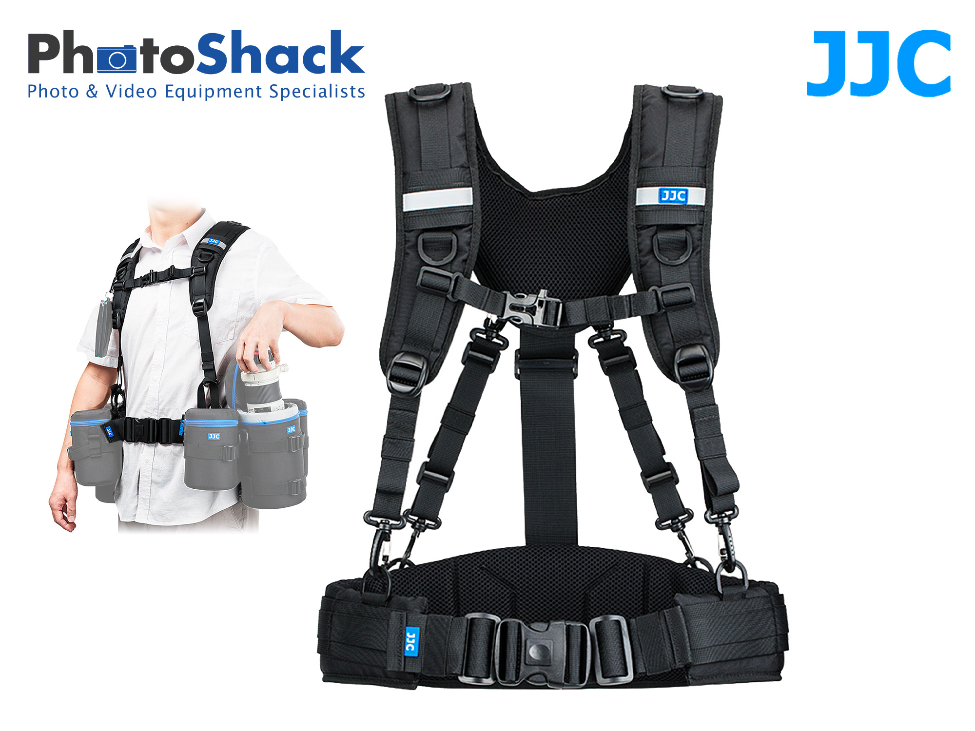 Dual Camera Harness Strap & Belt