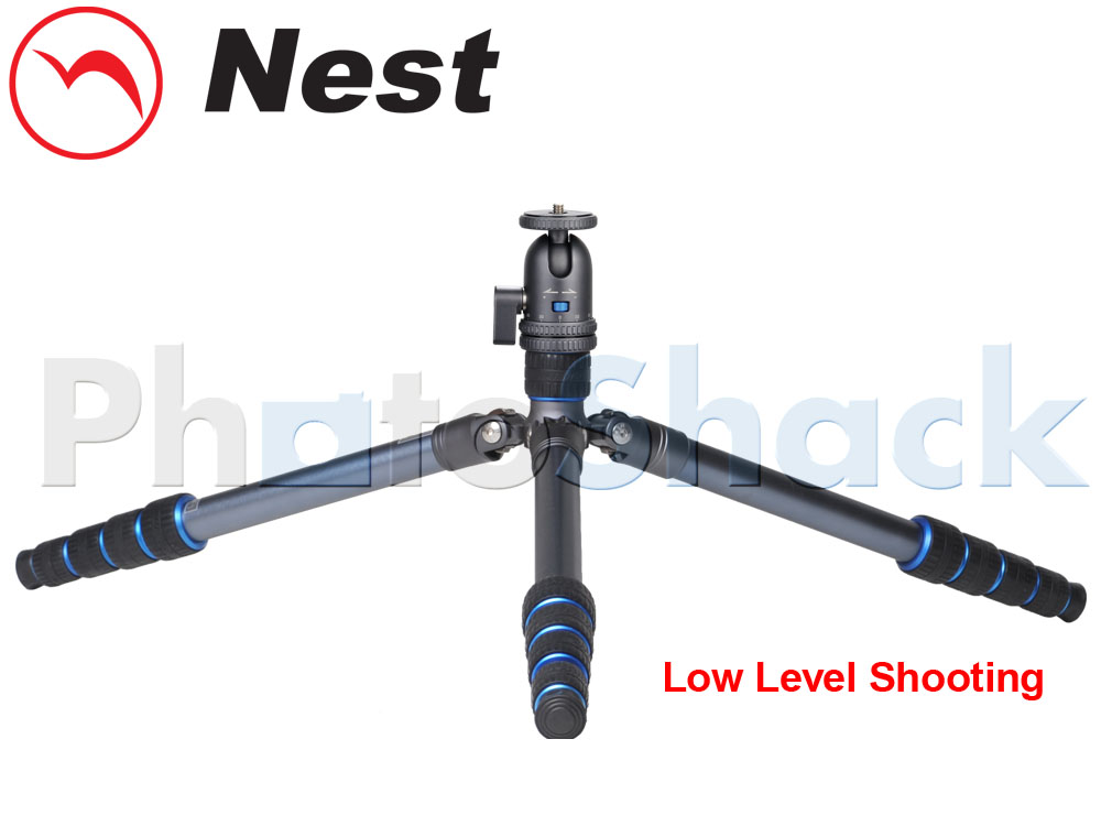 Nest 1.5m Carbon Fibre Traveller Tripod 4 section