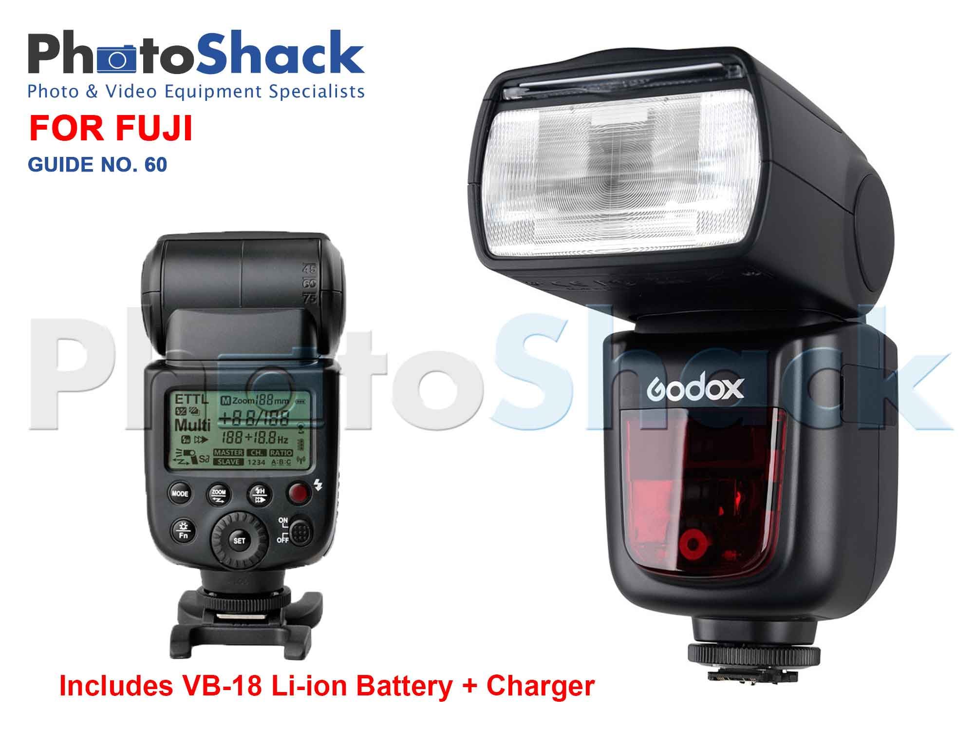 Godox V860II-F TTL Camera Flash for Fuji