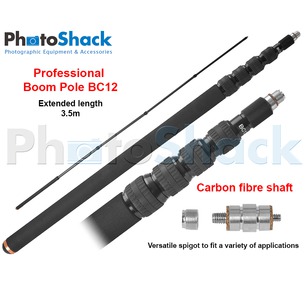 Professional Boom Pole - Telescopic Carbon Fibre BC Series (3.5m)