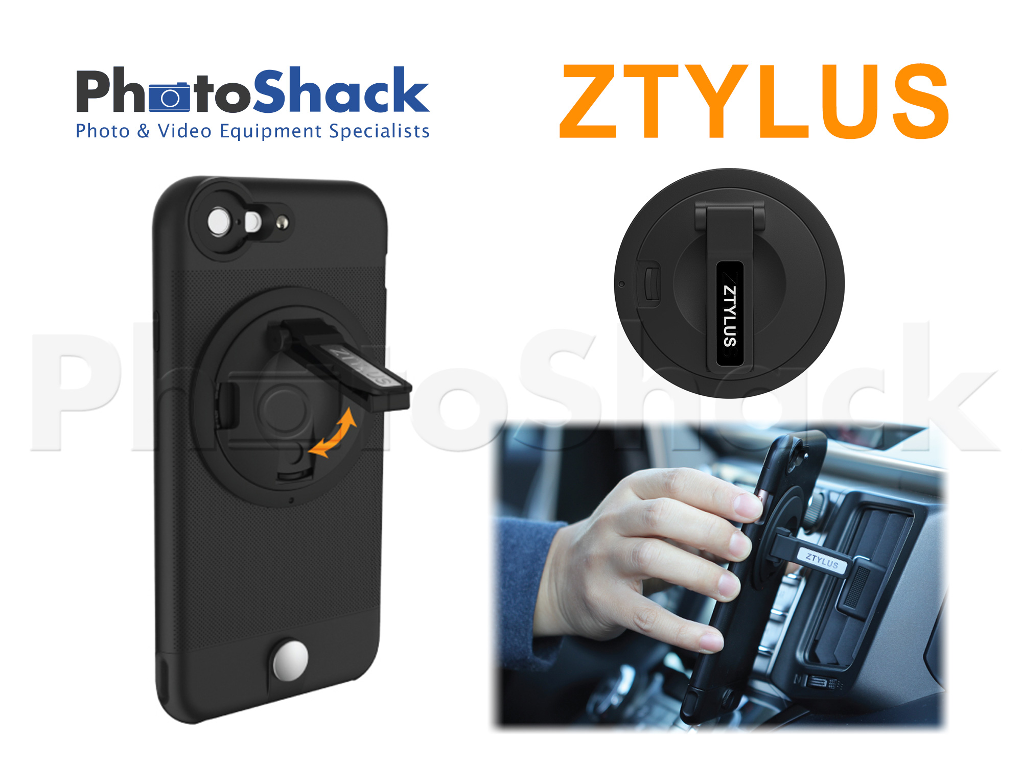 Ztylus Z-Clip Smartphone Stand Attachment for Ztylus Cases