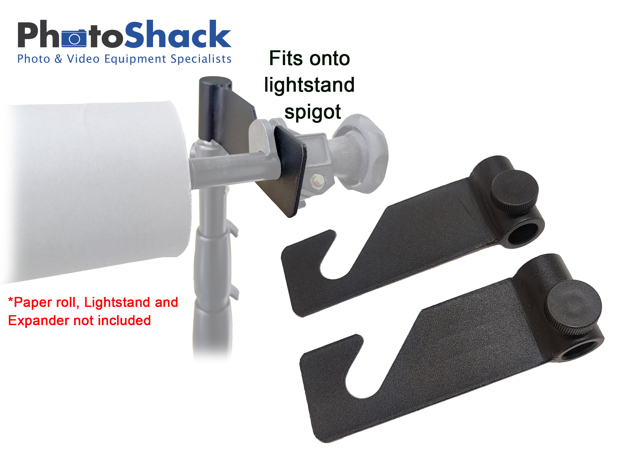 Single hook background bracket - top hook 1 pair