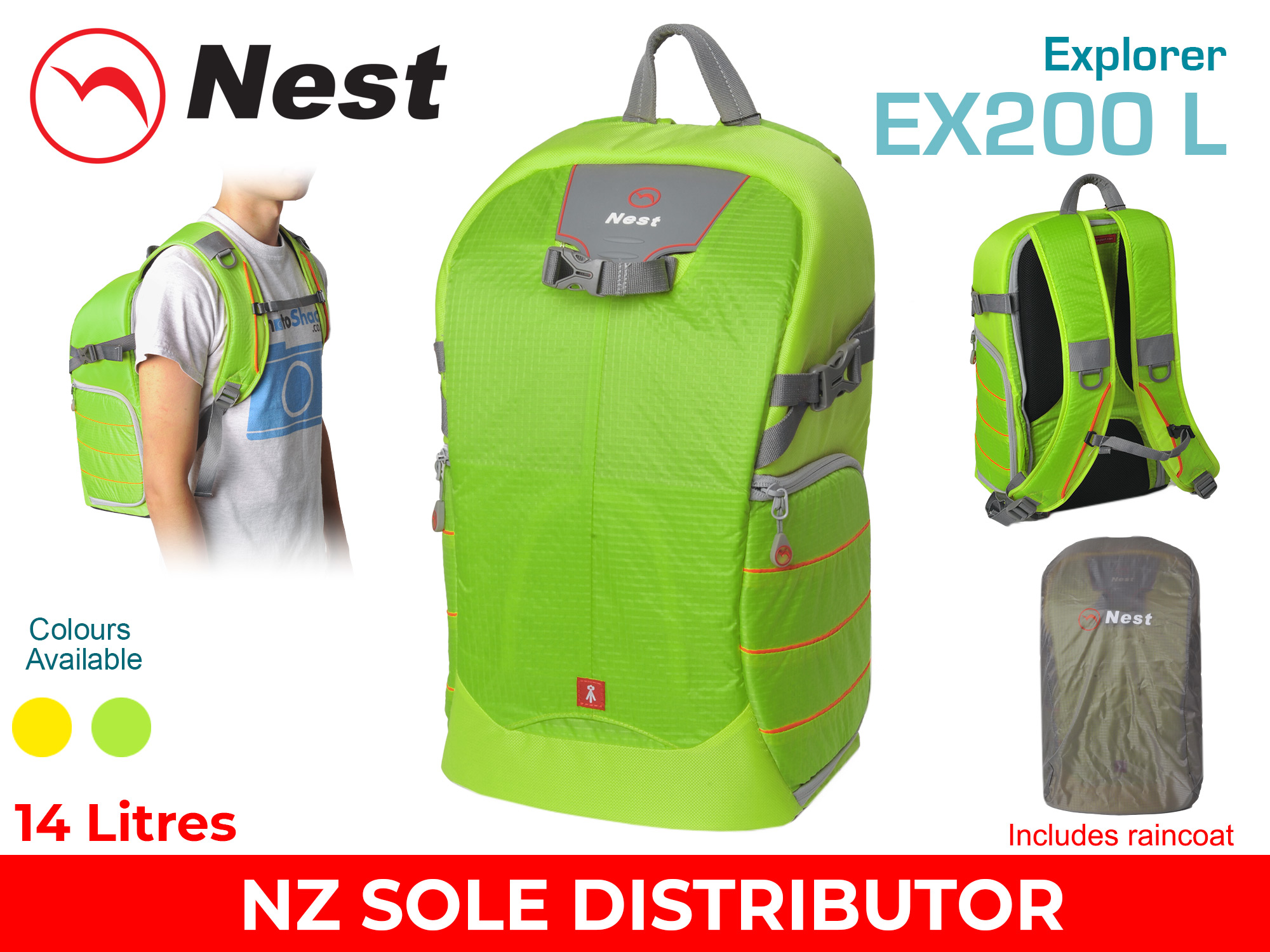 Camera Backpack - NEST EXPLORER 200L