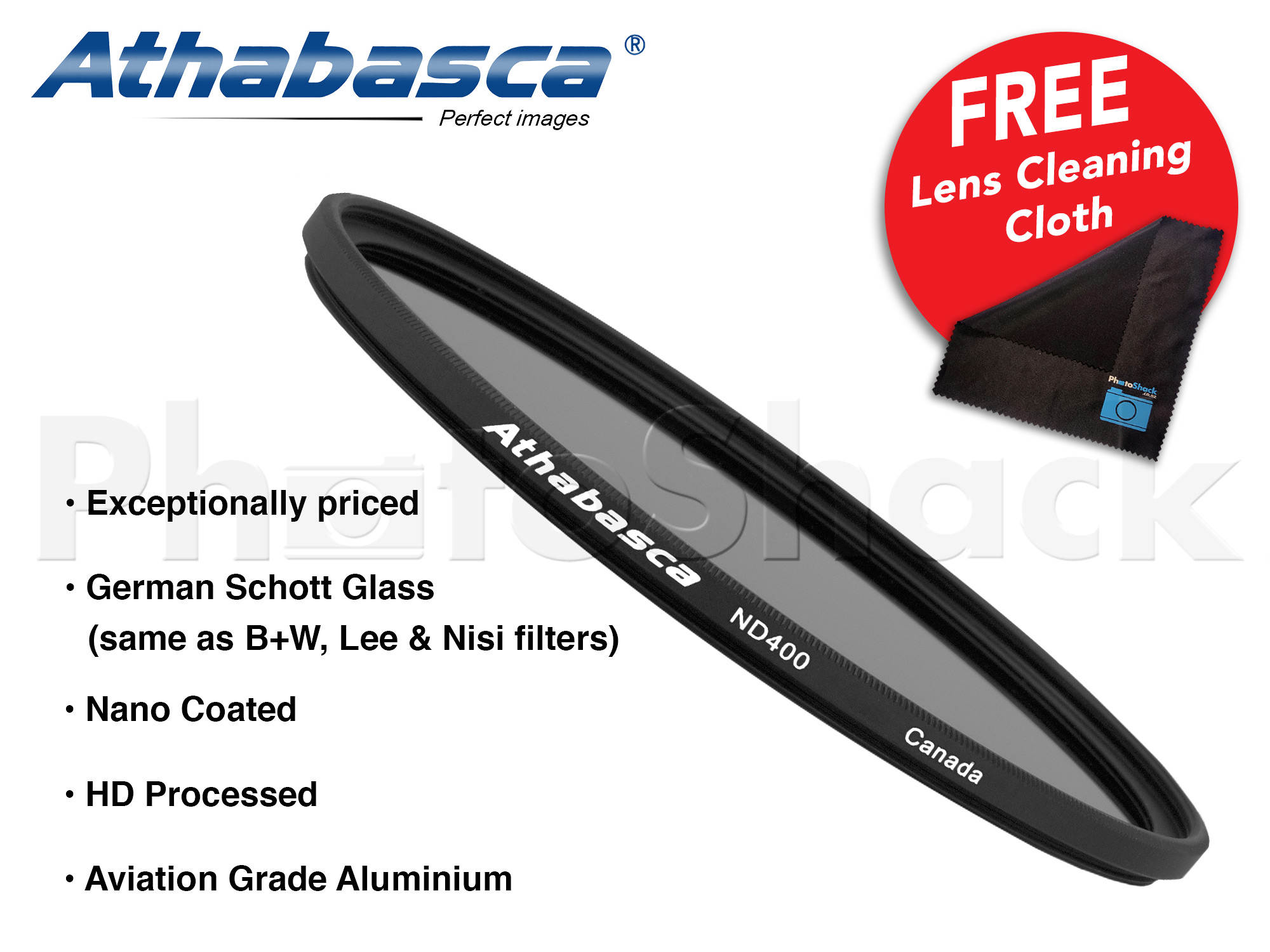 Neutral Density ND400 Filter - Athabasca ND400