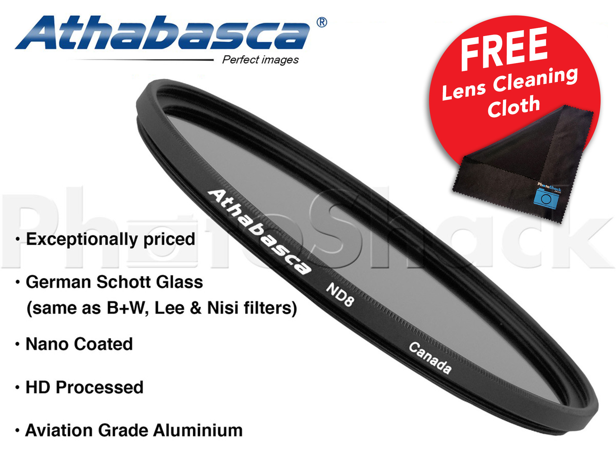 Neutral Density ND8 Filter - Athabasca ND8