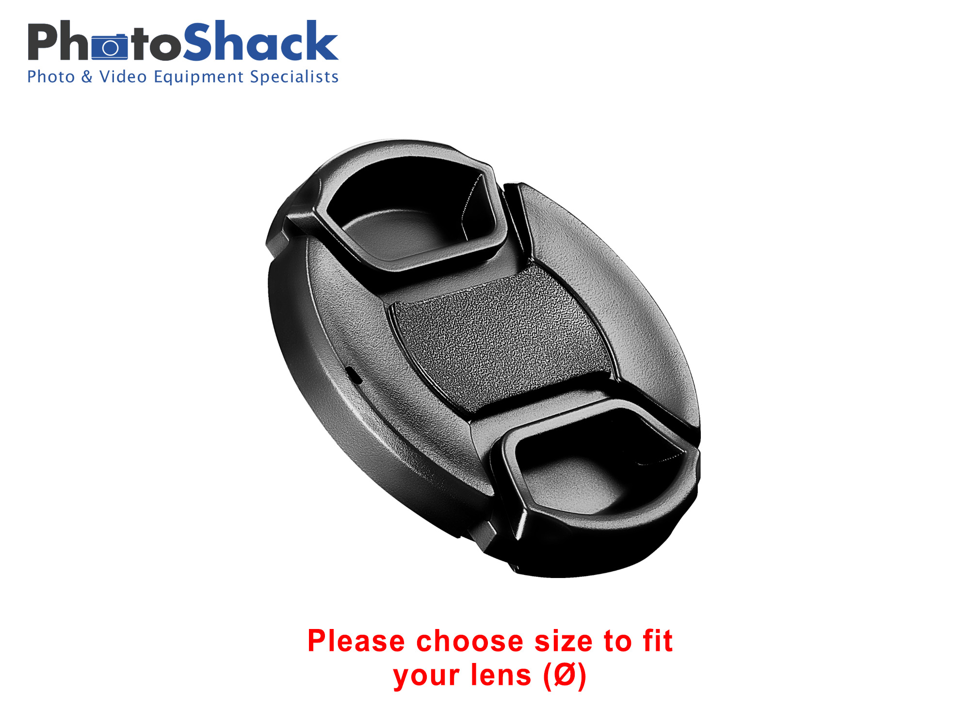 Lens Caps (46, 49, 52, 55, 58, 62, 67, 72, 77, 82, 86mm)
