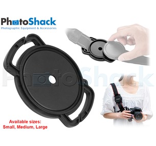 Lens cap holder for Camera Strap / Bag