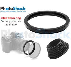 Stepdown ring filter adapter