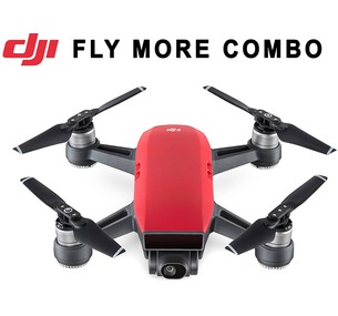 DJI Spark Fly More Combo - Lava Red