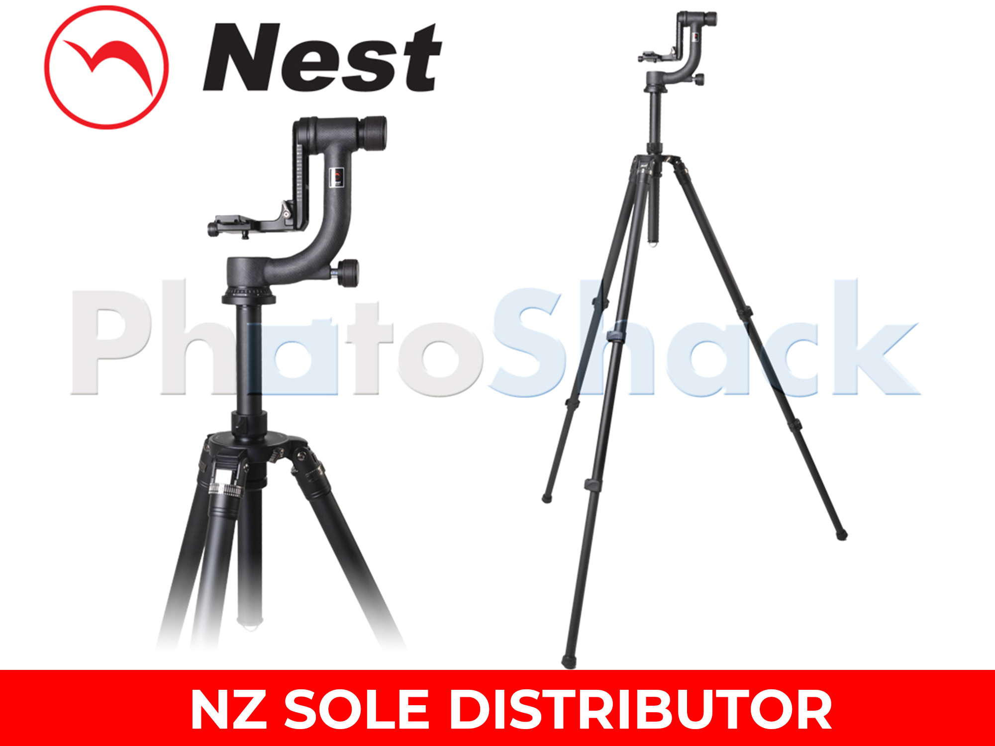 Nest Gimbal Head Tripod Kit w/ Elevator Column