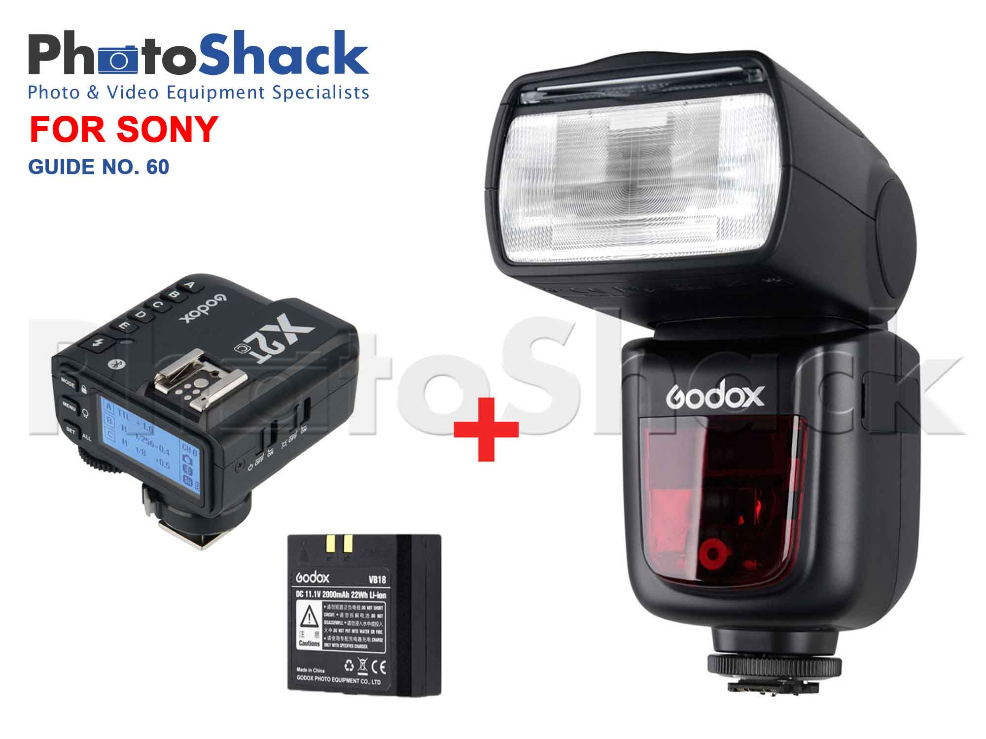 Godox V860II-S TTL Speedlight + X2T Ready-to-Shoot Bundle for SONY