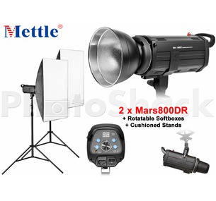 Studio Light Set - 1600W (2xMars800)