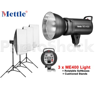 Studio Light Set - 1200W (3xME400)