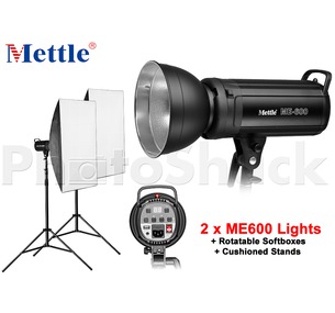 Studio Light Set- 1200W (2xME600)