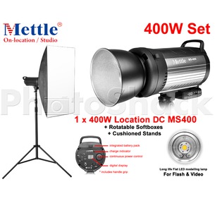 Studio Light Set - 400W (1xMS400)
