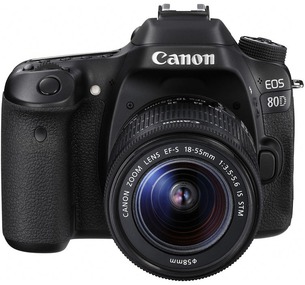 Canon 80D body + 18-55mm Canon kit lens