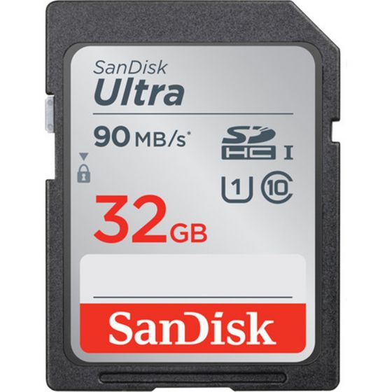 SanDisk SD Ultra SDHC Memory Card - 32GB