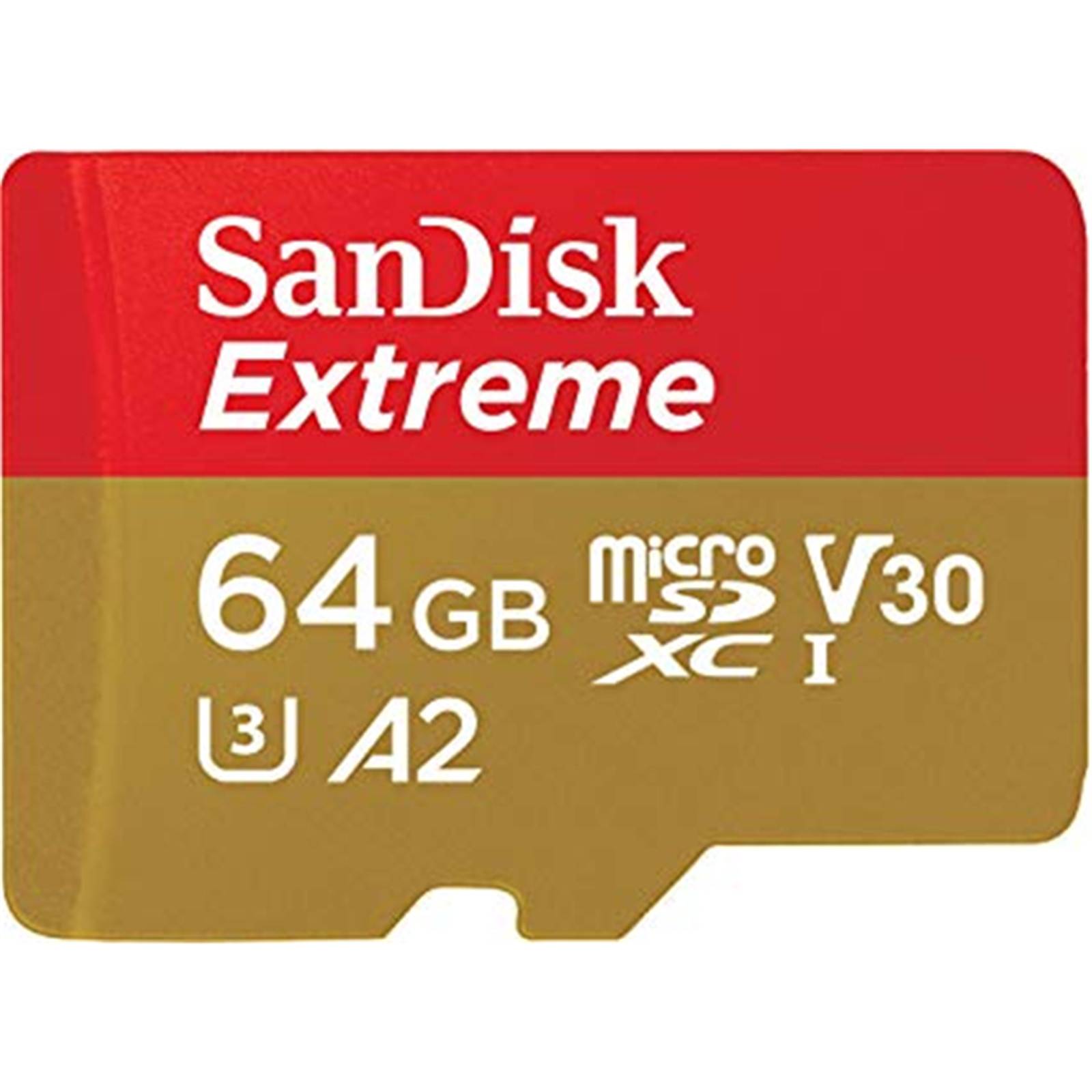 SanDisk MicroSD Extreme UHS-I microSDHC/microSDXC Memory Card - 64GB