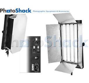 4 Tube Fluorescent Light - equiv 1000w - Variable Brightness