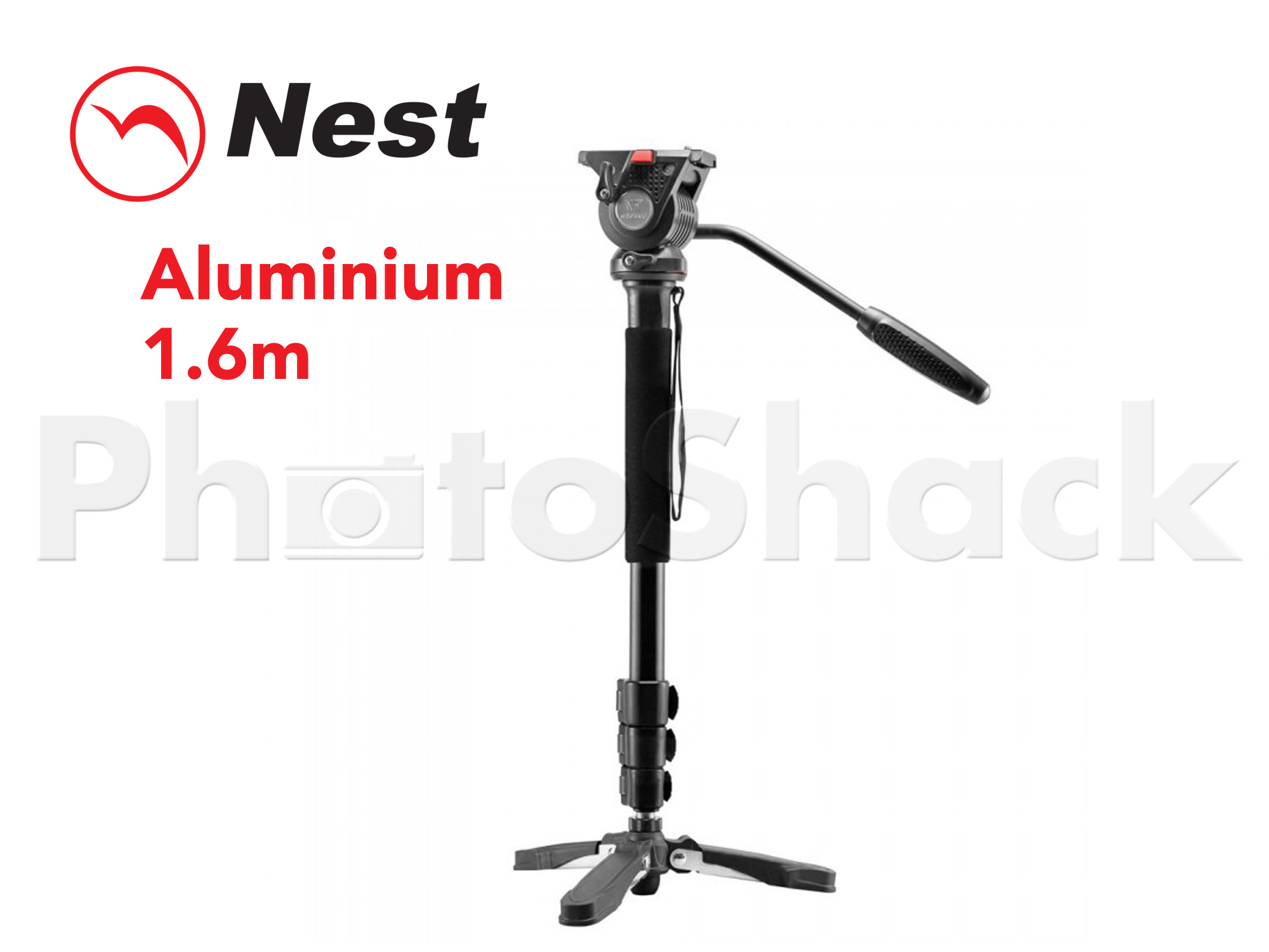 Nest Video Monopod - 1.6m Aluminium 5kg pay load (Arca)