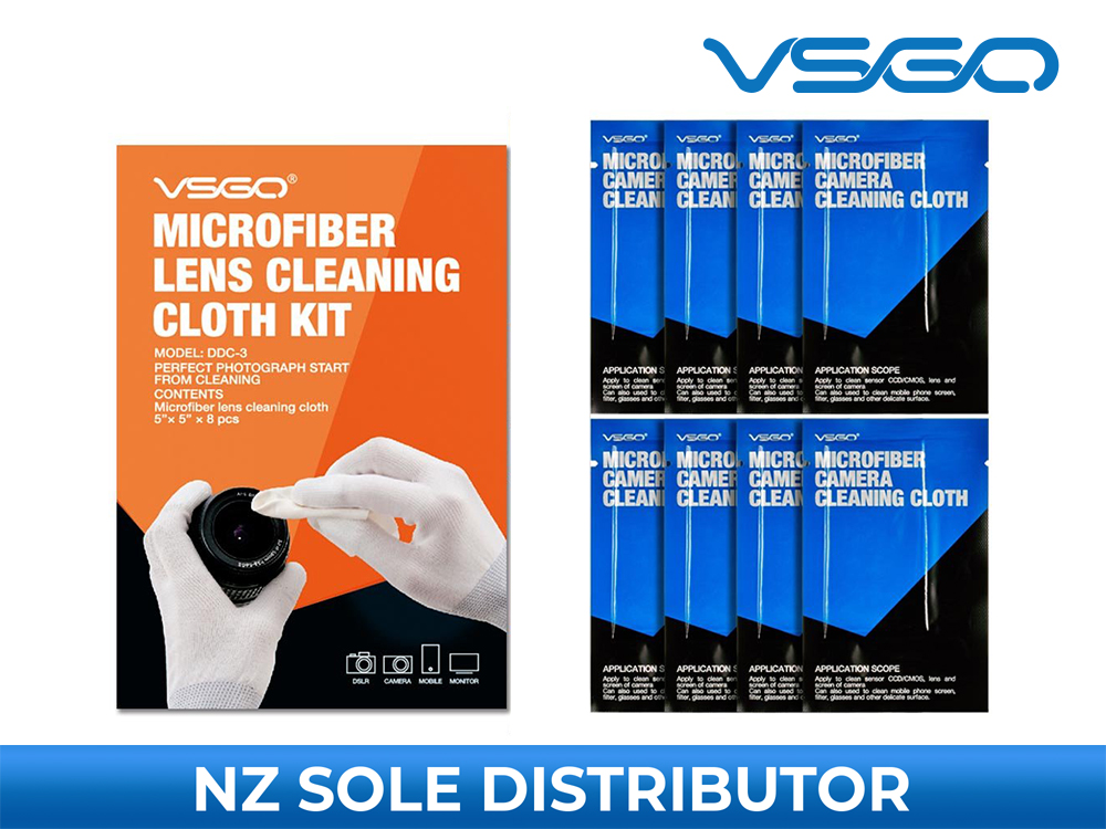 Microfiber Lens Cleaning Cloth Set - VSGO