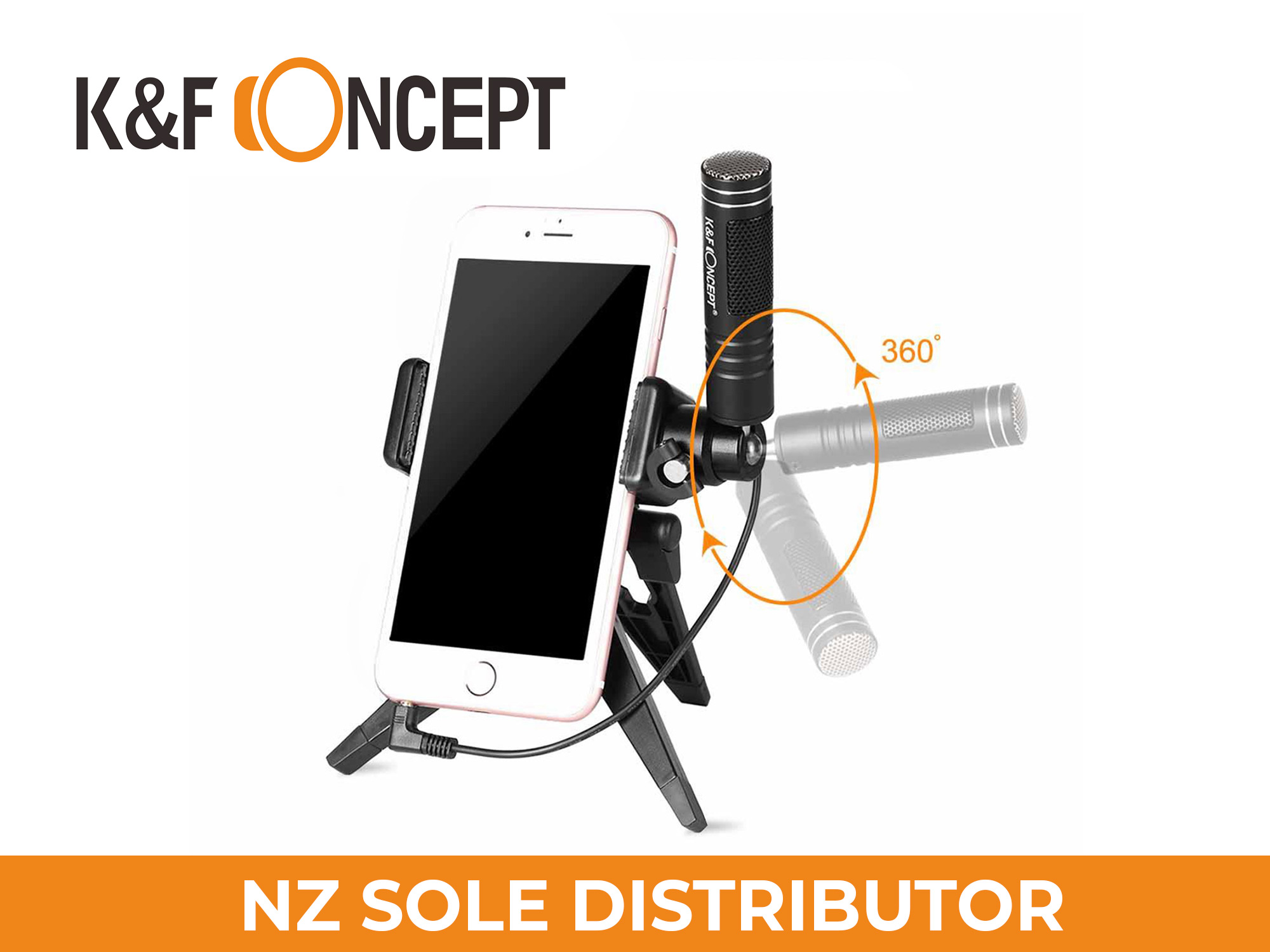 Smartphone Microphone and Tripod Kit - K&F Concept