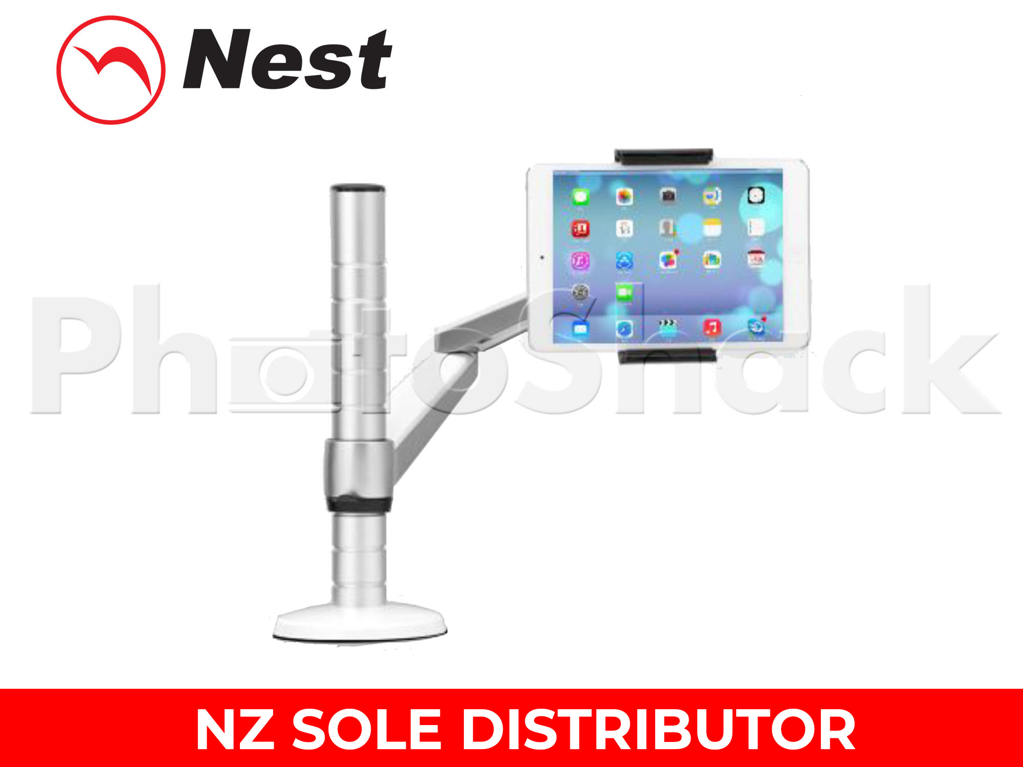 Desktop Mount for Tablet / iPad - Silver 2S