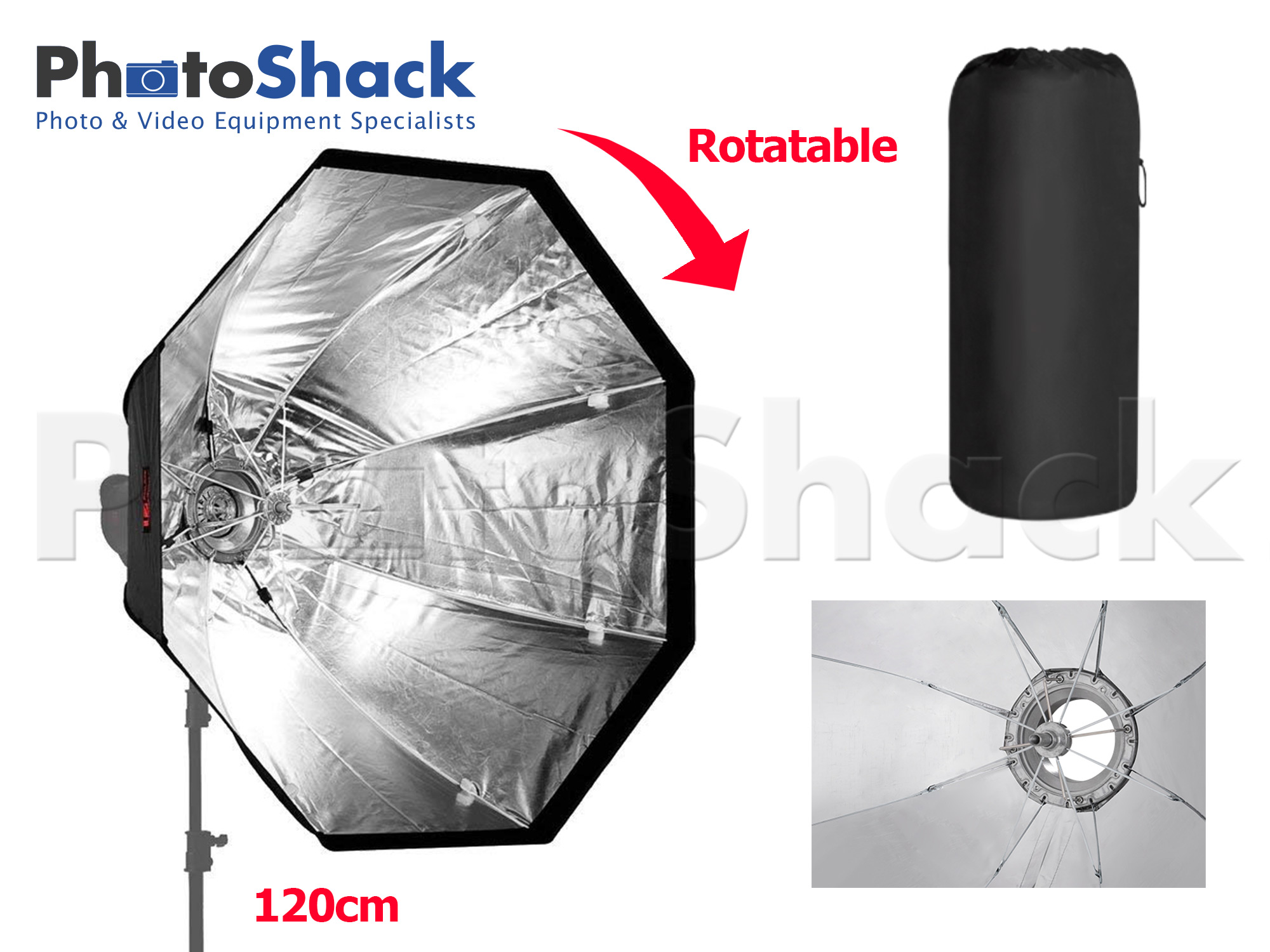 Portable Folding Softbox - Octagonal 120cm