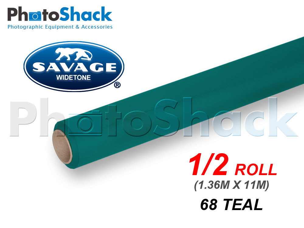 SAVAGE Paper Background Half Roll - 68 Teal