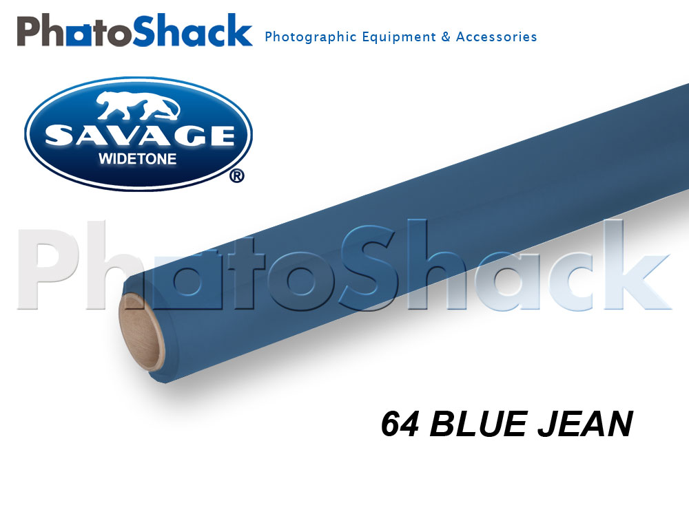 SAVAGE Paper Background Roll - 64 Blue Jean