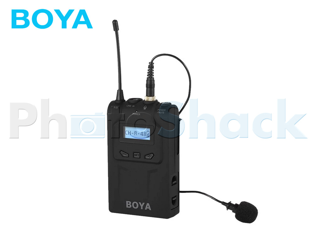 Boya BY-WM8T Professional UHF Dual-Channel Wireless Transmitter
