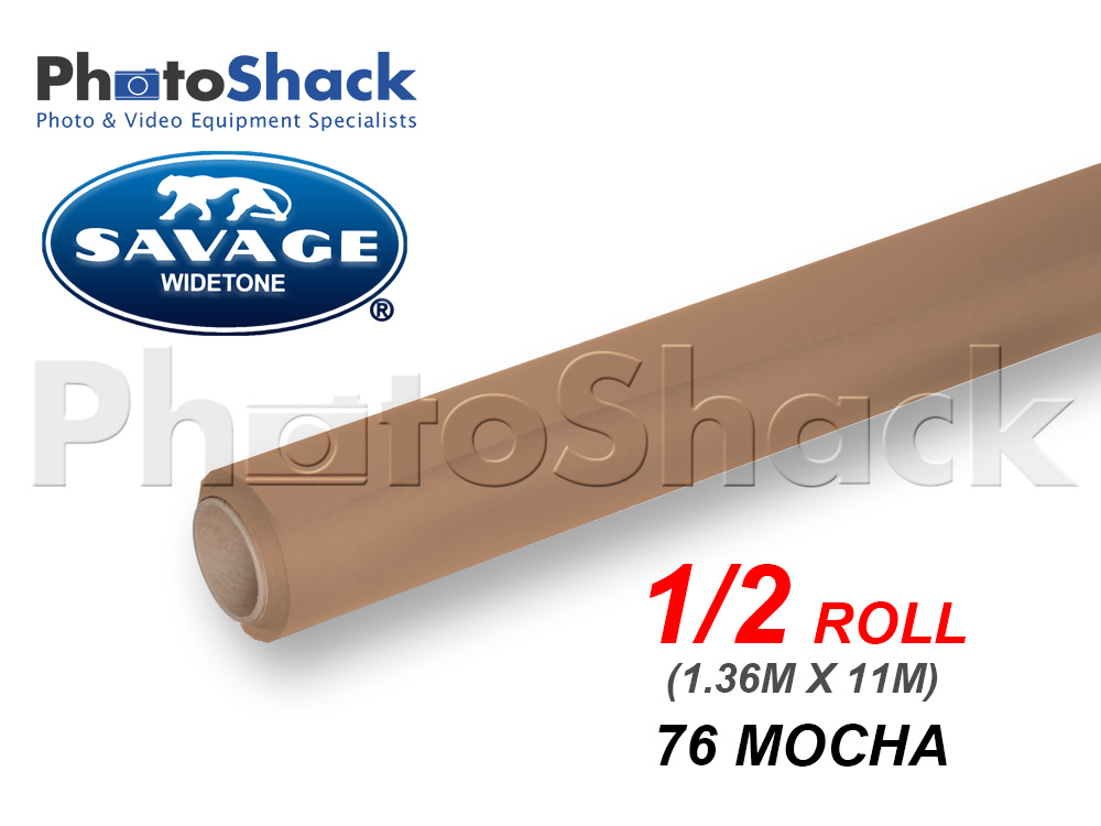 SAVAGE Paper Backdrop Half Roll - 76 Mocha