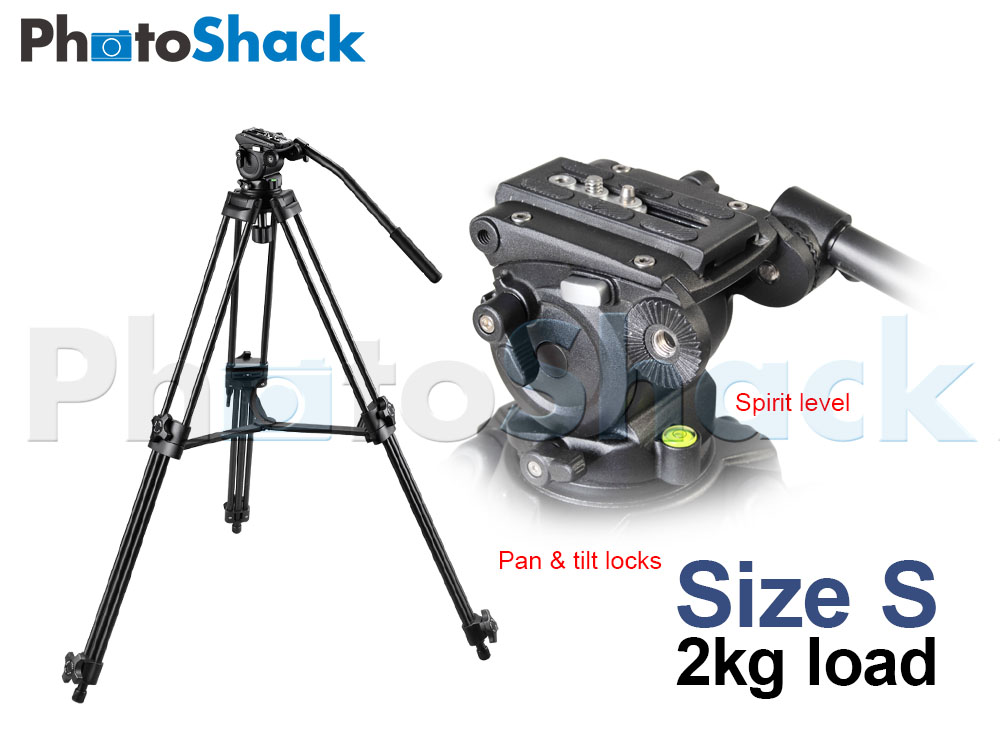 FC-270 Fluid Panning Head Tripod - Sm