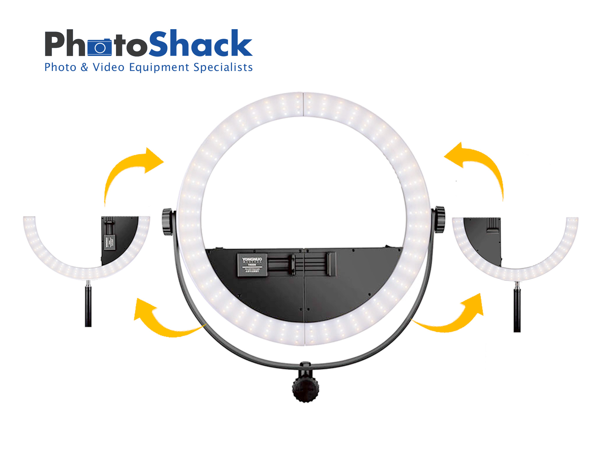 YN508S 2-in-1 Splitable LED ring light 3200-5500K