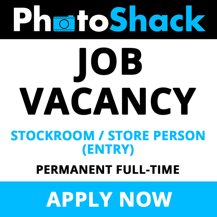 Vacancy - Stockroom / Store Person With Photoshop Experience