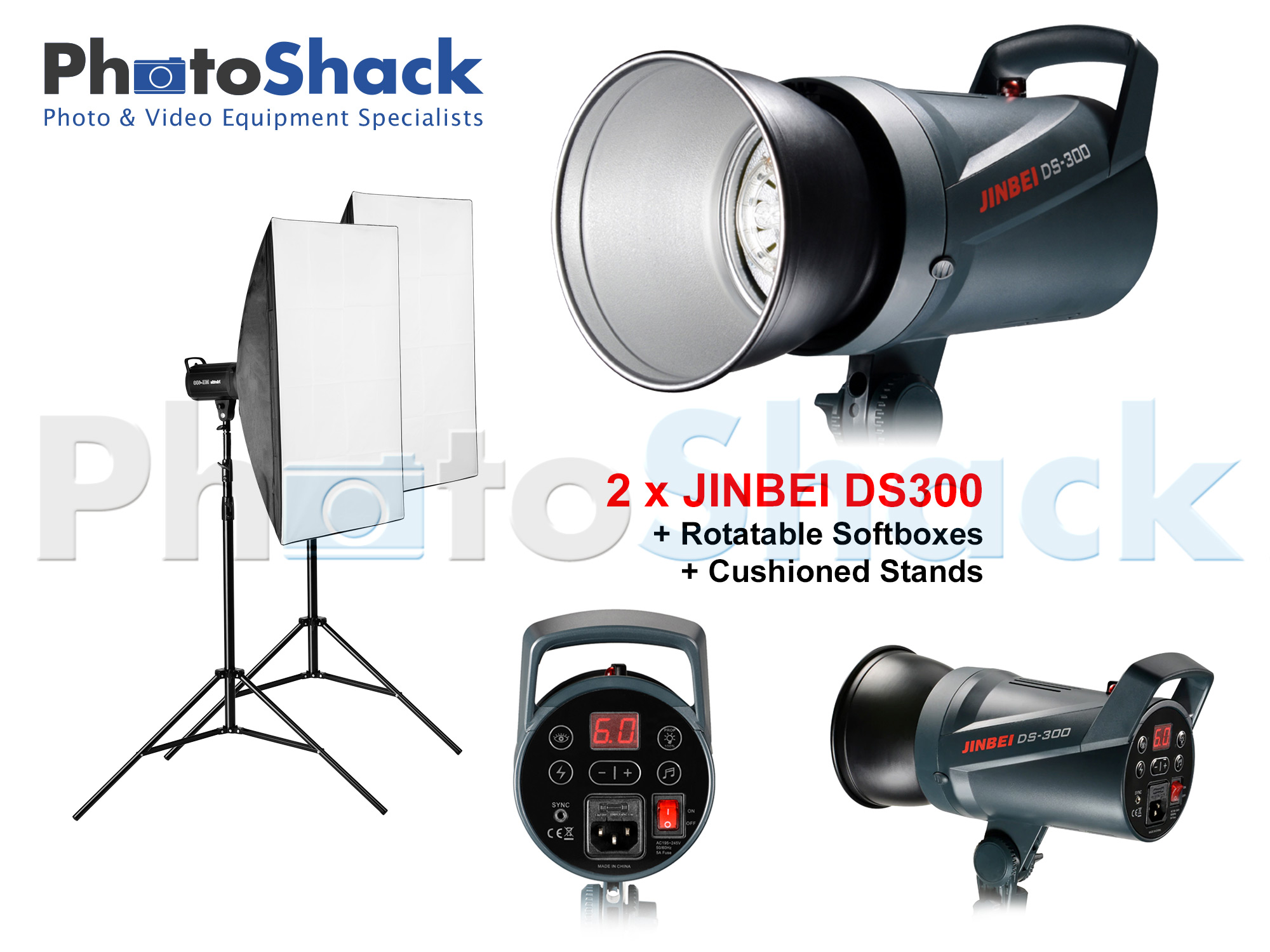 Studio Light Set 300W - Jinbei