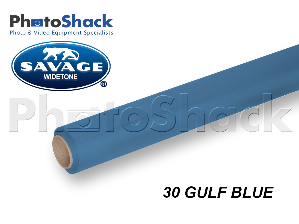 SAVAGE Paper Backdrop Roll - 30 GULF BLUE