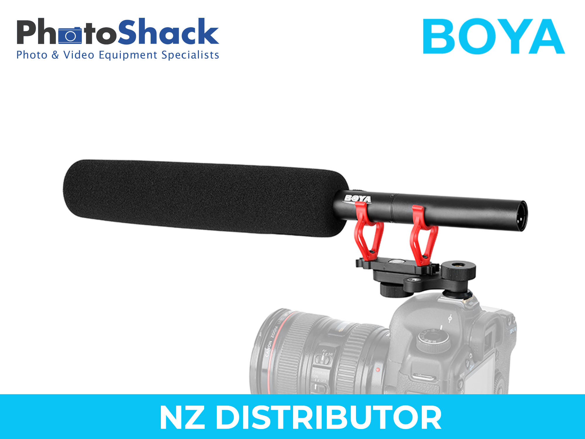 Boya BY-C30 Suspension Shockmount for Shotgun Microphones
