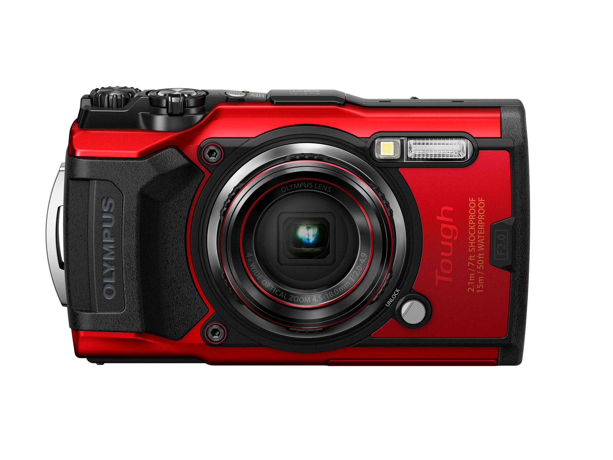 Olympus Tough TG-6 Digital Camera (Red)