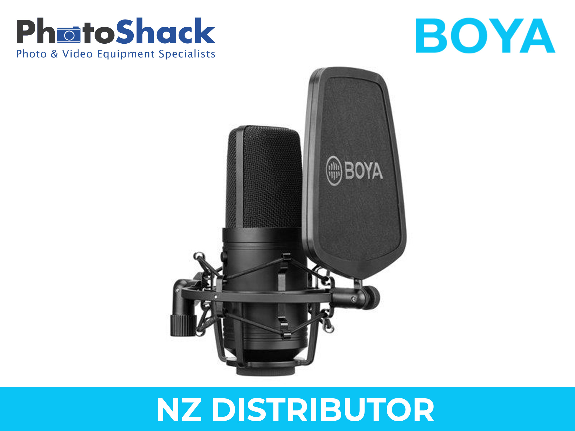 BOYA BY-M800 Large-Diaphragm Cardioid Condenser Microphone