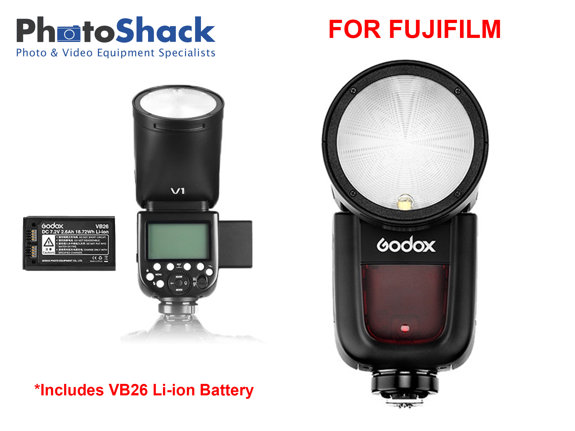 Godox V1 Flash for Fuji