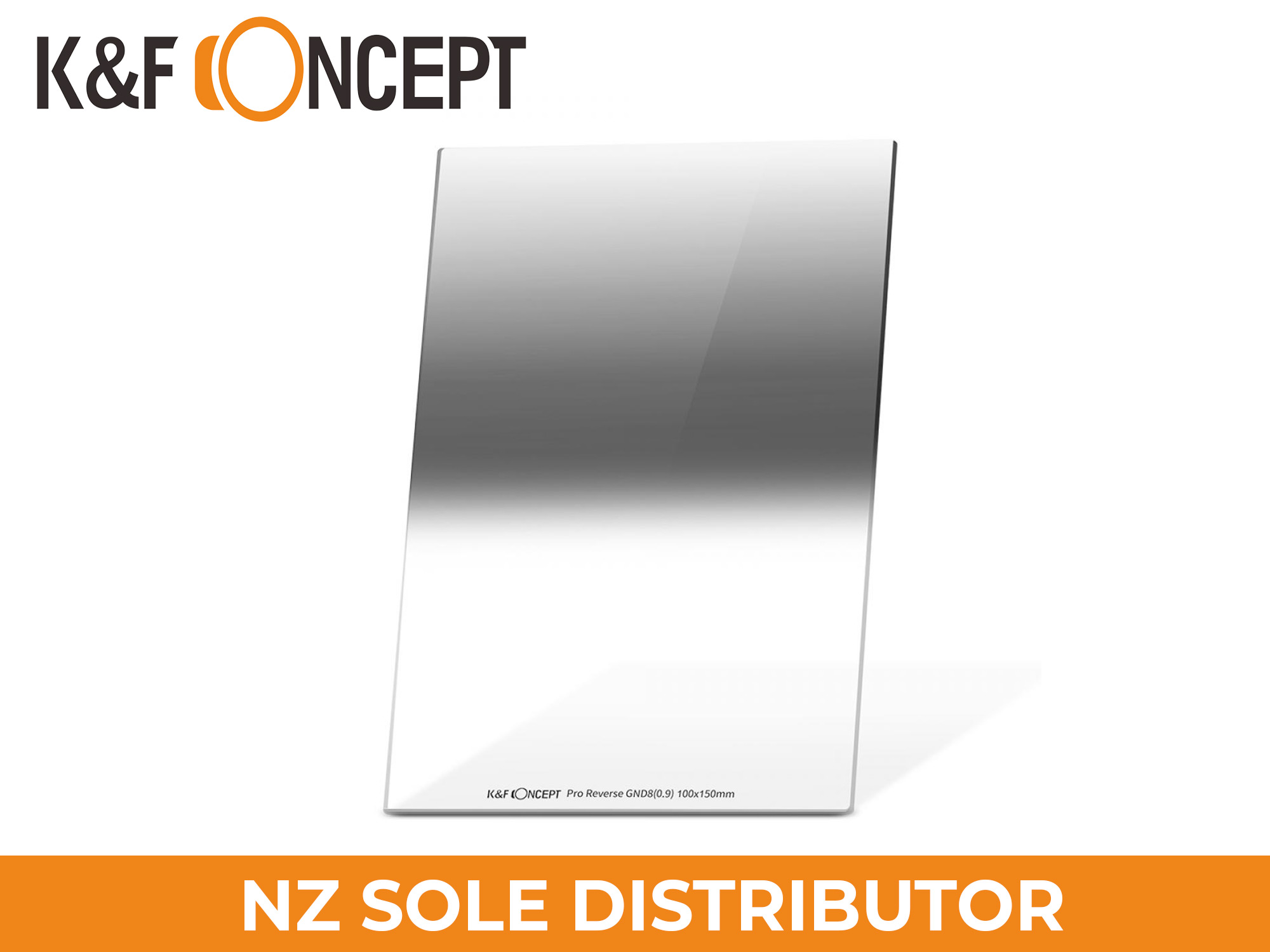 K&F Concept Reverse Graduated Neutral Density GND8 3 f-stop Filter 100 x 150mm