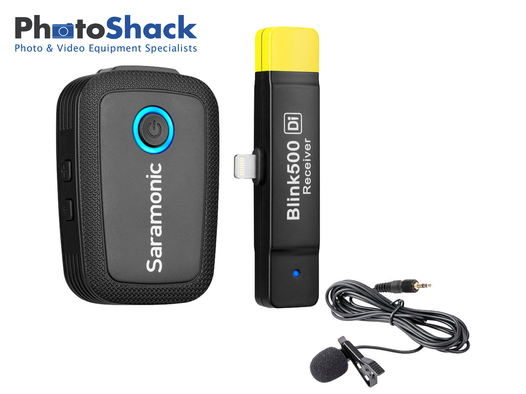 Saramonic Blink 500 B3 Digital Wireless Omni Lavalier Microphone System for Lightning iOS Devices