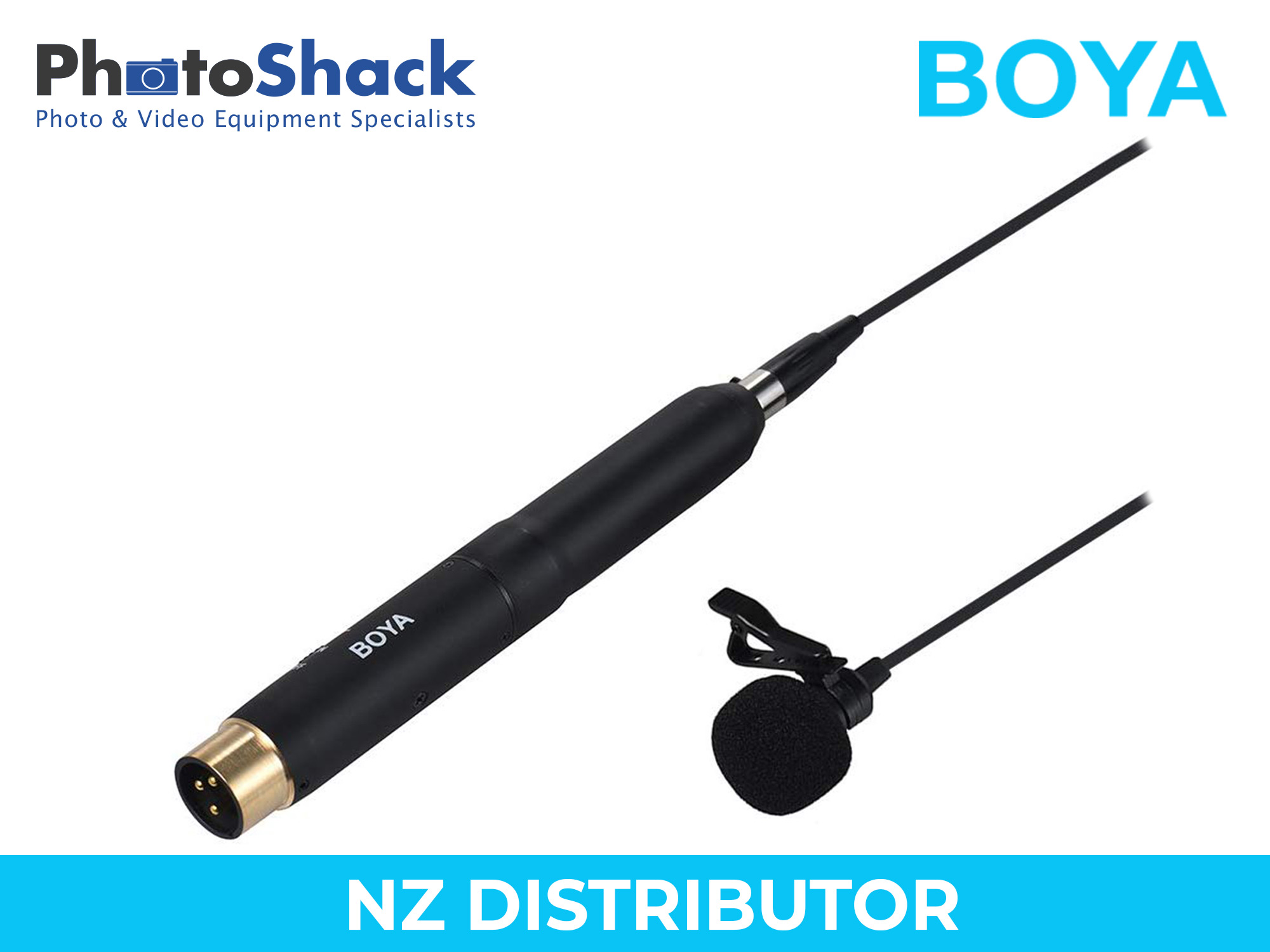 BOYA BY-M11OD Professional Omni-Directional XLR Lavalier Microphone