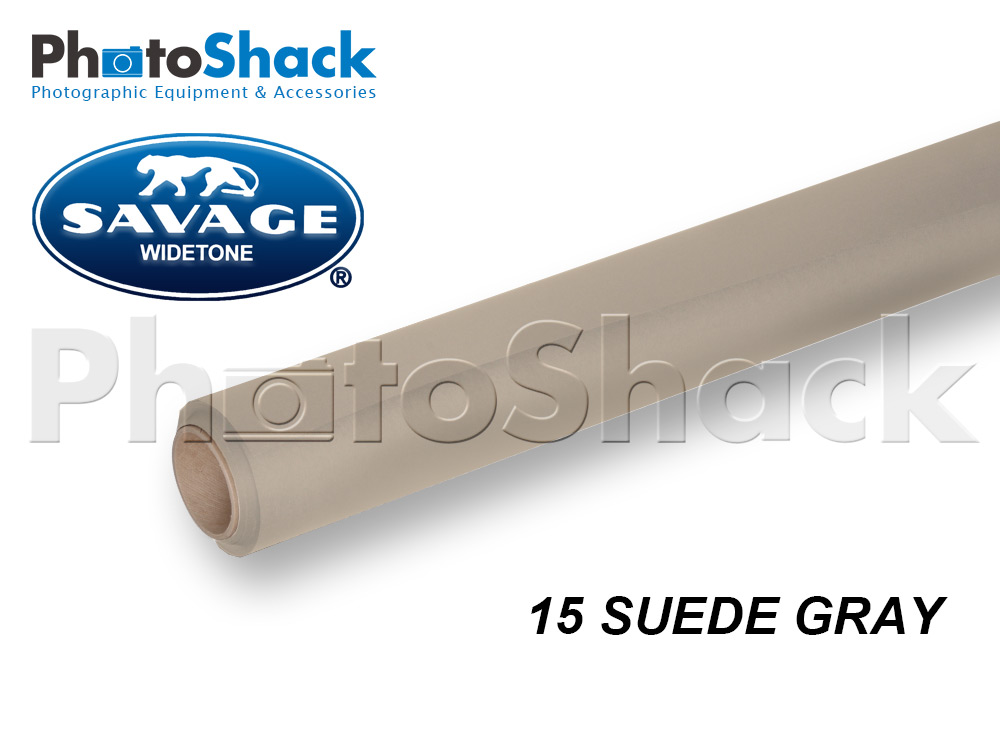 SAVAGE Paper Background Roll - 15 Suede Gray
